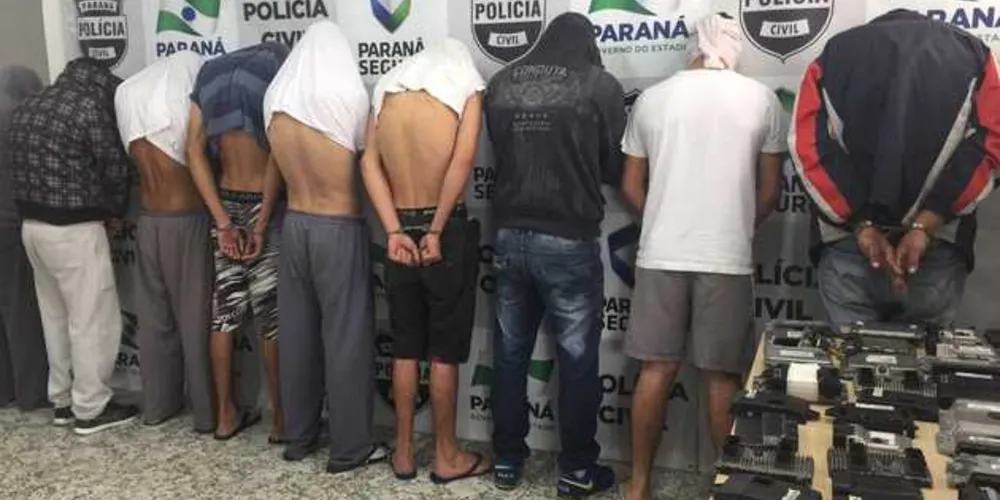 Imagem ilustrativa da imagem Polícia prende quadrilha especializada em roubo de veículos no PR