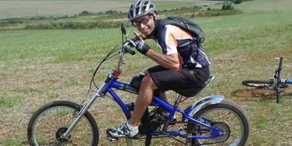 Cristhian da Silva, de 32 anos, faleceu durante uma pausa de uma pedalada na região de Itaiacoca