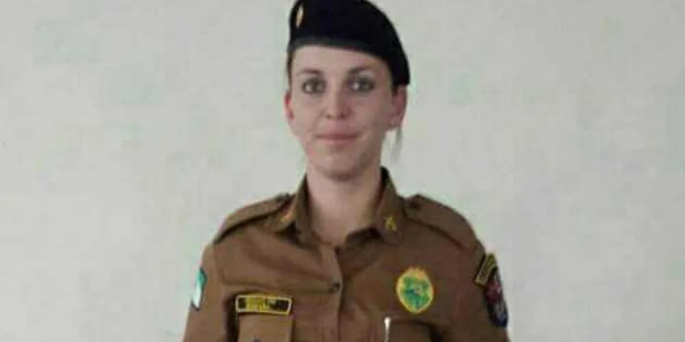 Bárbara Aline da Rocha,  da Batalhão de Polícia de Guarda (BPGd) de Piraquara, foi sepultado no Memorial Graciosa