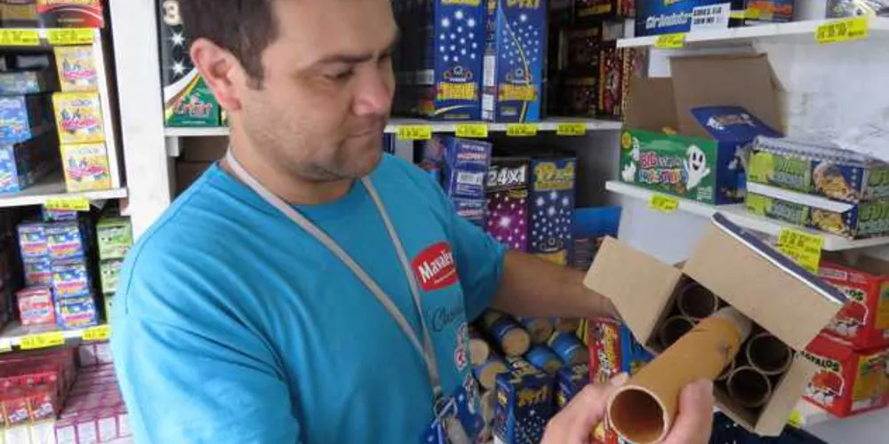 No ano passado, o Corpo de Bombeiros  de Ponta Grossa registrou três casos de acidente com fogos de artifício