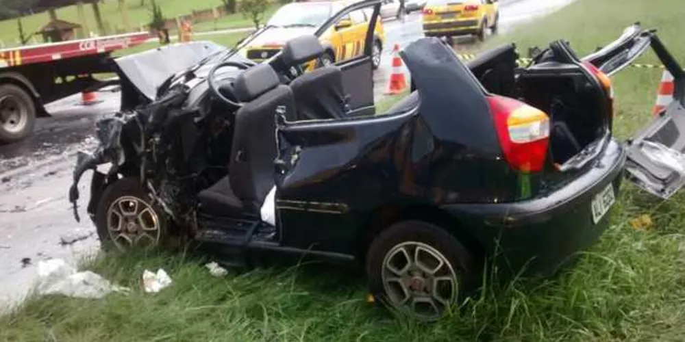Acidente aconteceu na BR-376, em Tibagi