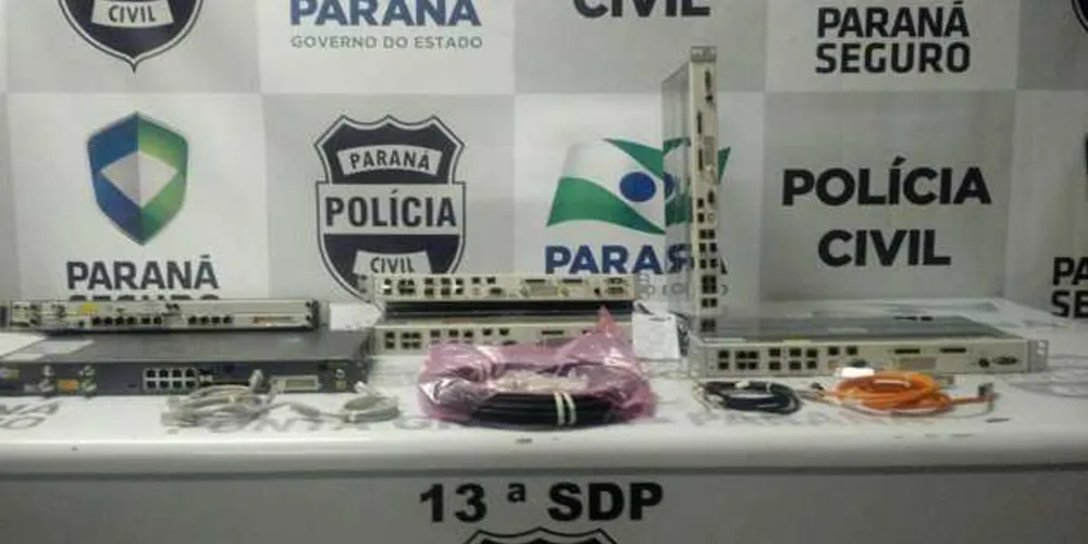 Aparelhos foram recuperados no final da tarde de quarta-feira (04) no bairro Boa Vista, em Ponta Grossa