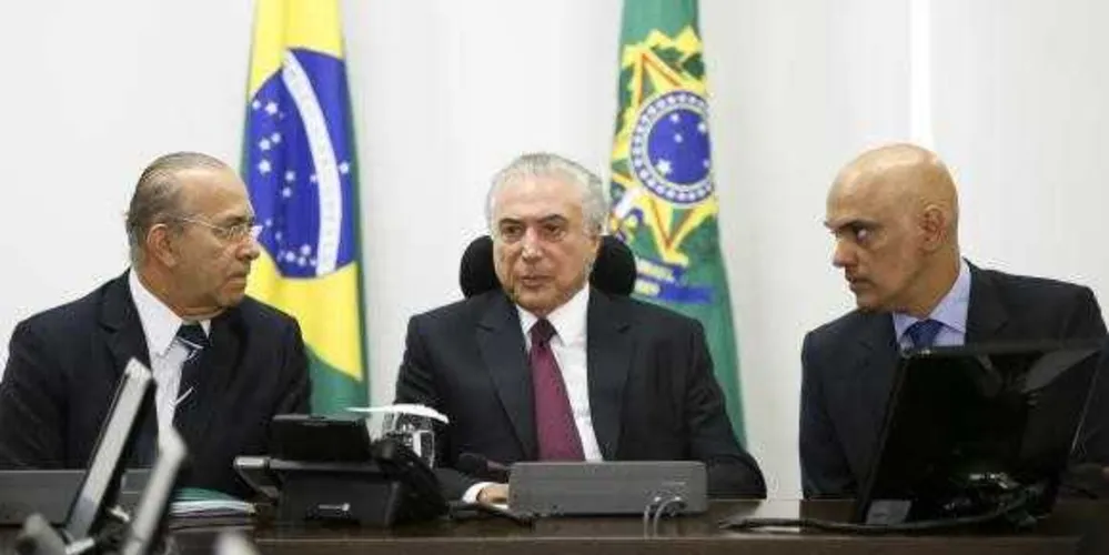 Temer e ministro se reuniram para discutir a situação do sistema penitenciário do país