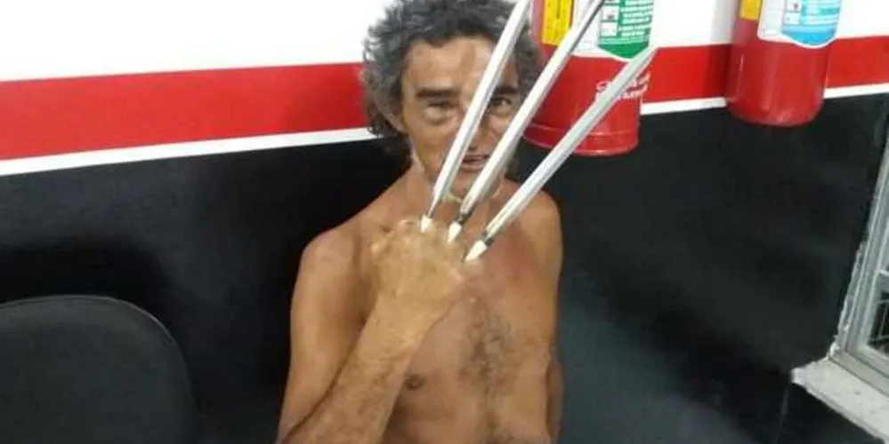 'Wolverine' de Peruíbe foi identificado como Nelson Araújo, de 48 anos