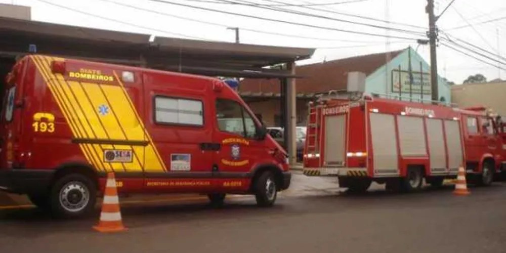 Corpo de Bombeiros atendeu a vítima e a encaminhou até a UPA