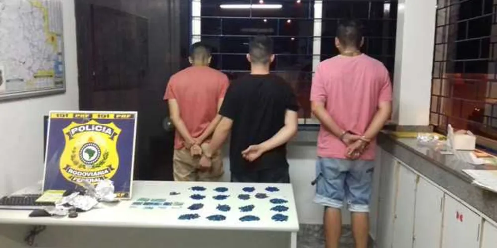 Ação da PRF prendeu três pessoas em Irati