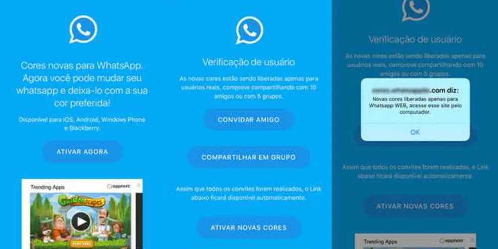 Imagem ilustrativa da imagem Novo golpe do ‘Whats’ já afetou um milhão de brasileiros