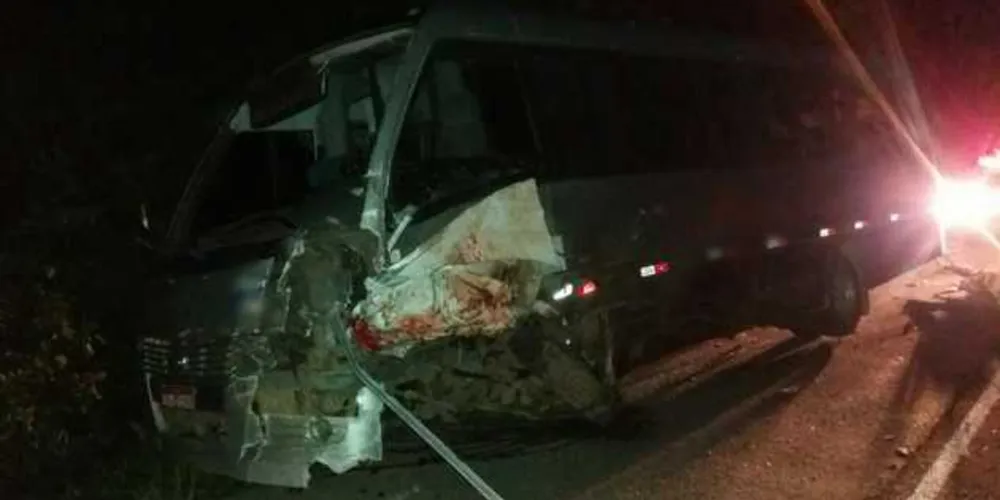 Acidente ocorreu na BR-476, entre São Mateus do Sul e a Lapa