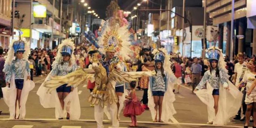 Escolas de Samba movimentavam mais de 30 mil pessoas na avenida Vicente Machado durante os desfiles