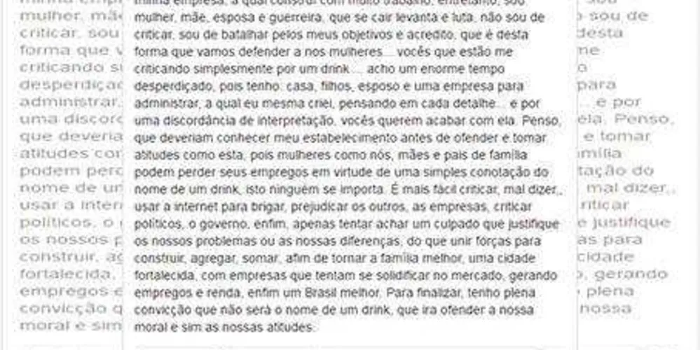 Imagem ilustrativa da imagem Dona de pizzaria faz desabafo nas redes sociais