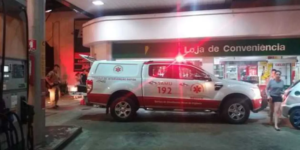 Vítima morreu durante o caminho até o hospital