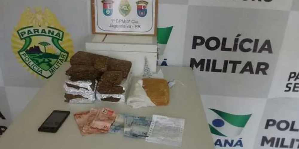Imagem ilustrativa da imagem Polícia prende rapaz com drogas na Rodoviária de Jaguariaíva