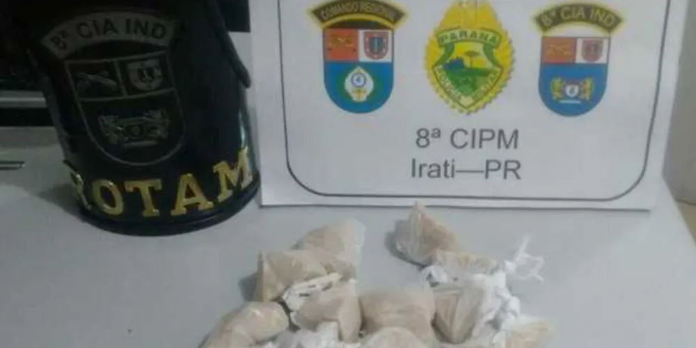 Imagem ilustrativa da imagem Dupla é presa com porções de crack em Irati