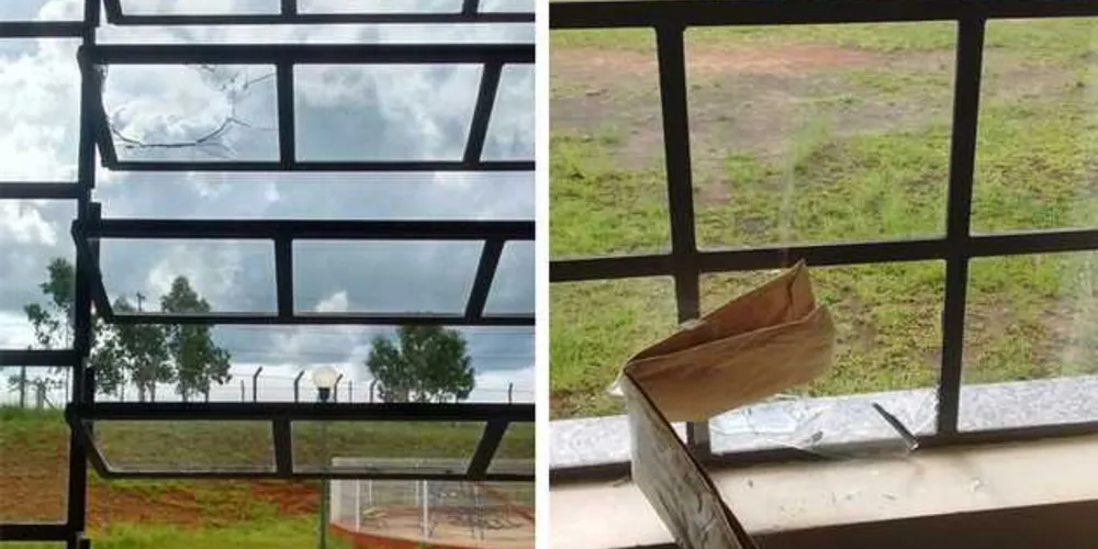 Imagem ilustrativa da imagem Vândalos tentam invadir escola no Gralha Azul