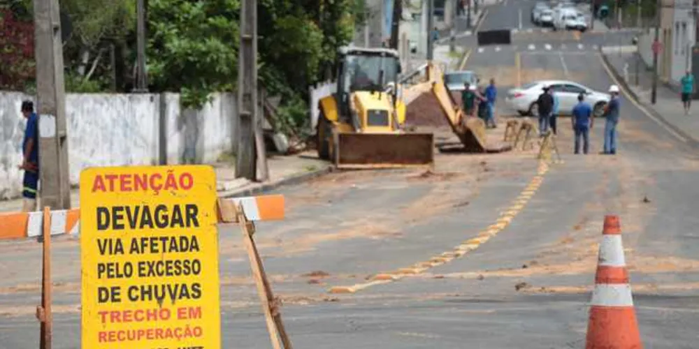 Imagem ilustrativa da imagem Obra na Monteiro Lobato está 60% concluída