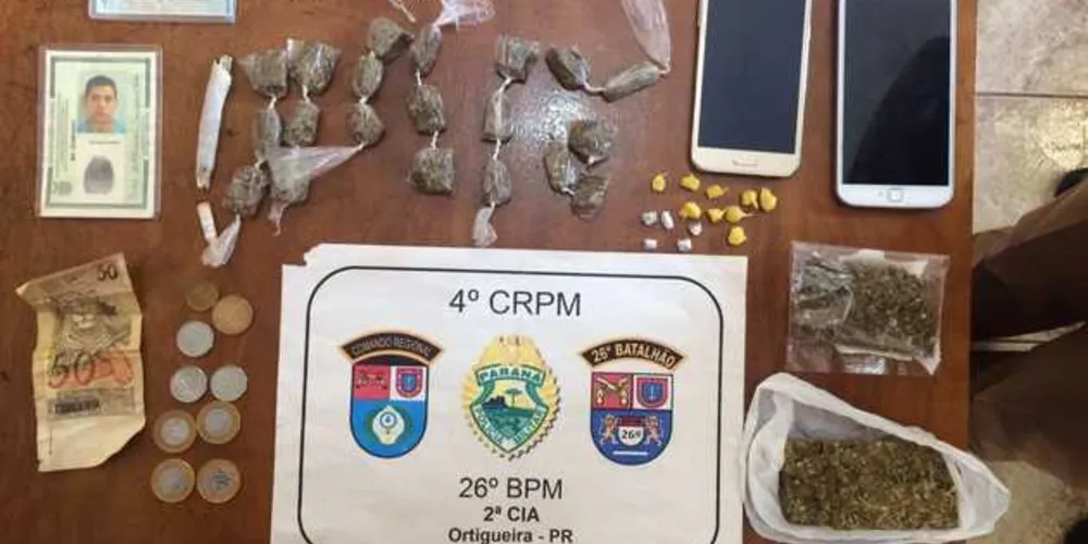 Imagem ilustrativa da imagem Casal é preso com drogas dentro de casa em Ortigueira