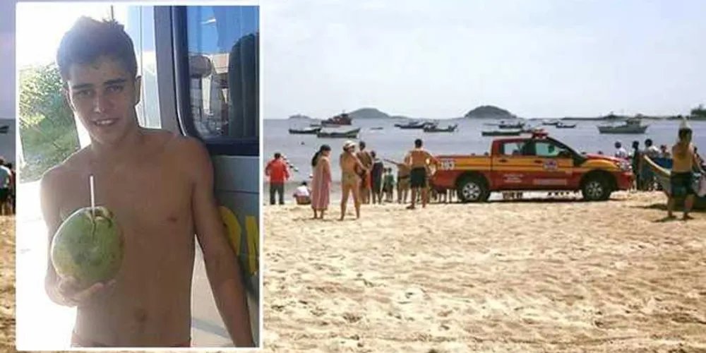Imagem ilustrativa da imagem Jovem de Palmeira morre afogado em praia de SC