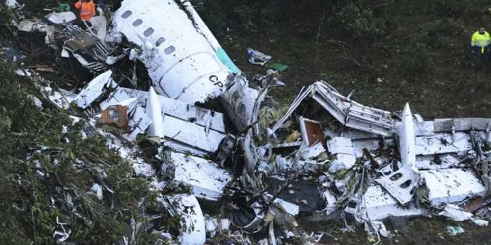 Jornalistas estavam dentro do avião fretado pela Chapecoense