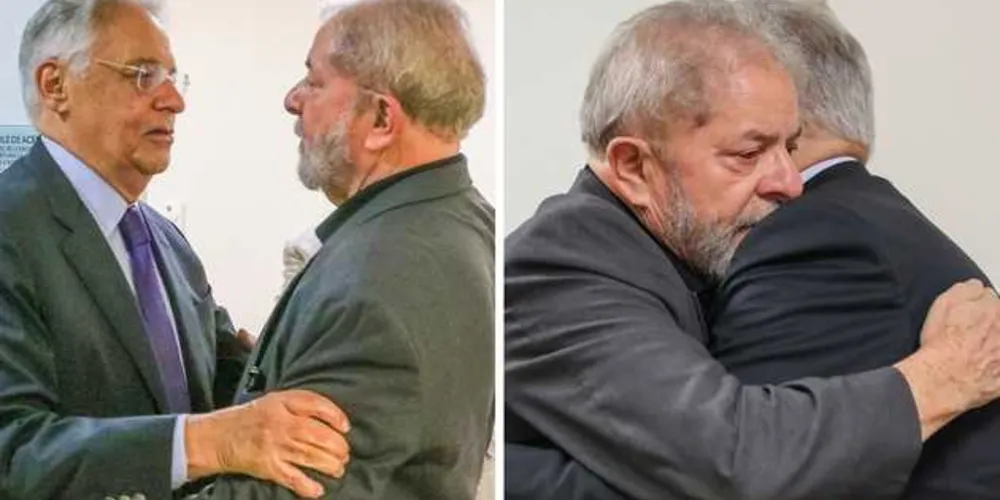 Os dois ex-presidentes se encontraram após a morte da ex-primeira dama, Marisa, na semana passada