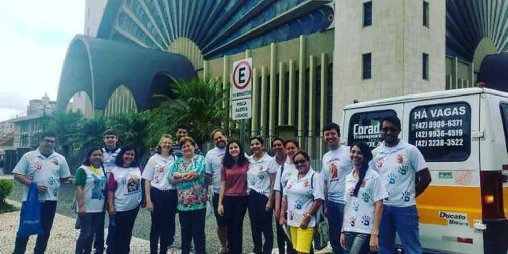 Imagem ilustrativa da imagem Gincana arrecada roupas e alimentos em Ponta Grossa