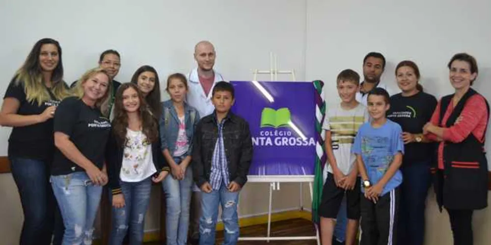 Aulas começaram nesta segunda-feira no Colégio Ponta Grossa