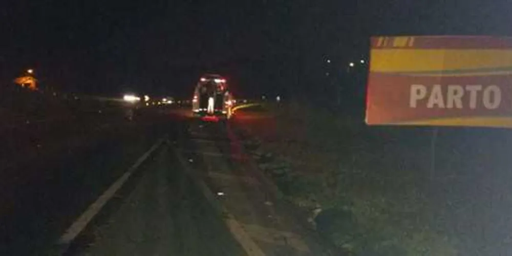 Homem morreu atropelado por ônibus na 277 