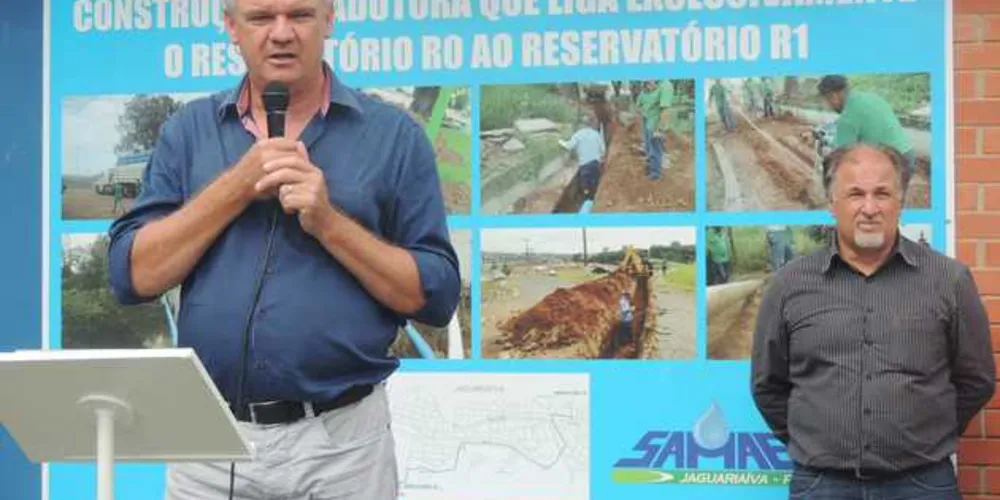 Imagem ilustrativa da imagem Samae entrega nova rede adutora de água em Jaguariaíva