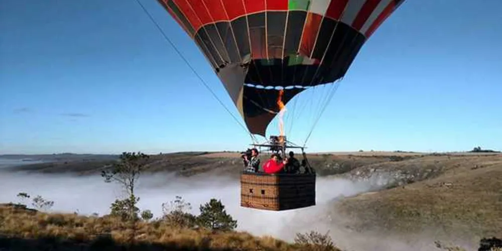 Imagem ilustrativa da imagem Balonismo atrai aventureiros de outras cidades para Tibagi