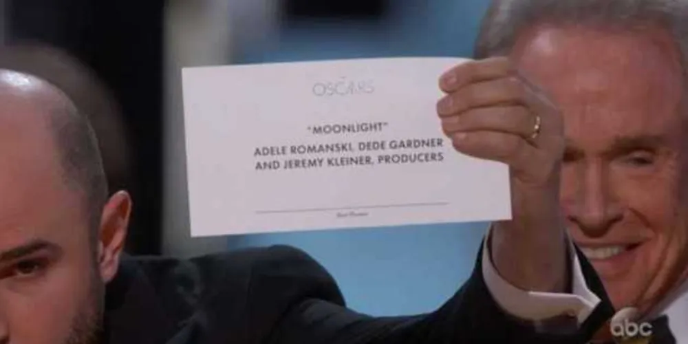 Imagem ilustrativa da imagem Oscar 2017 é marcado por gafe histórica e críticas a Trump