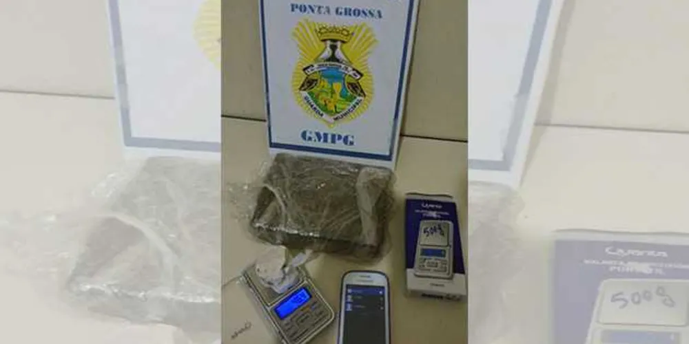 Imagem ilustrativa da imagem Guarda Municipal prende homem com 1 KG de maconha