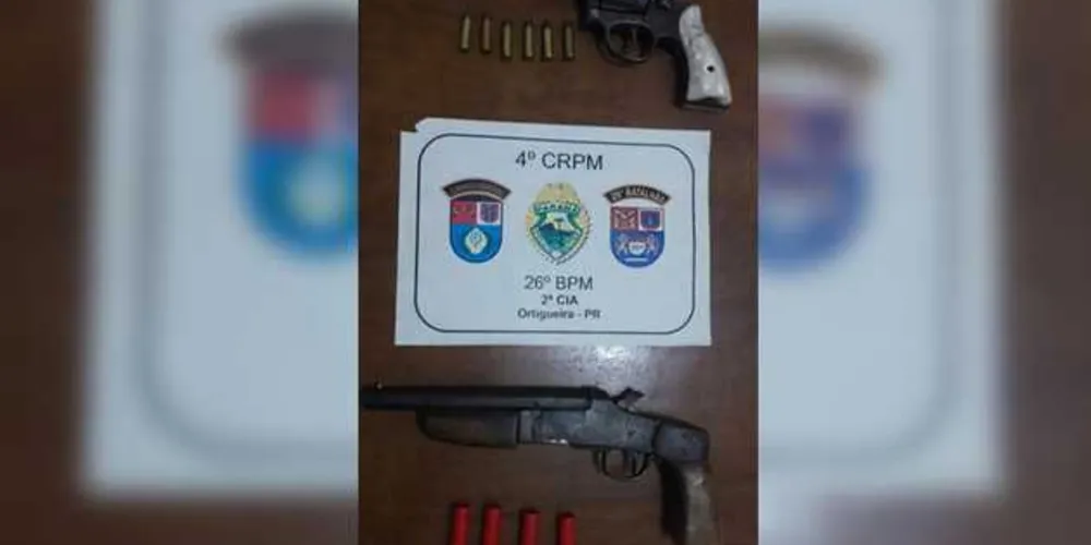 Imagem ilustrativa da imagem PM detém três pessoas com armas em Ortigueira