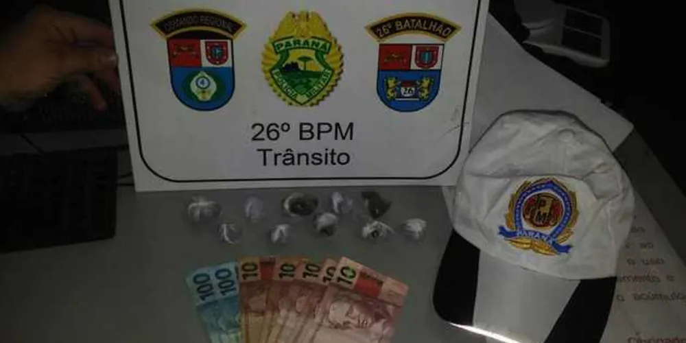 Imagem ilustrativa da imagem PM prende suspeito com maconha em Telêmaco