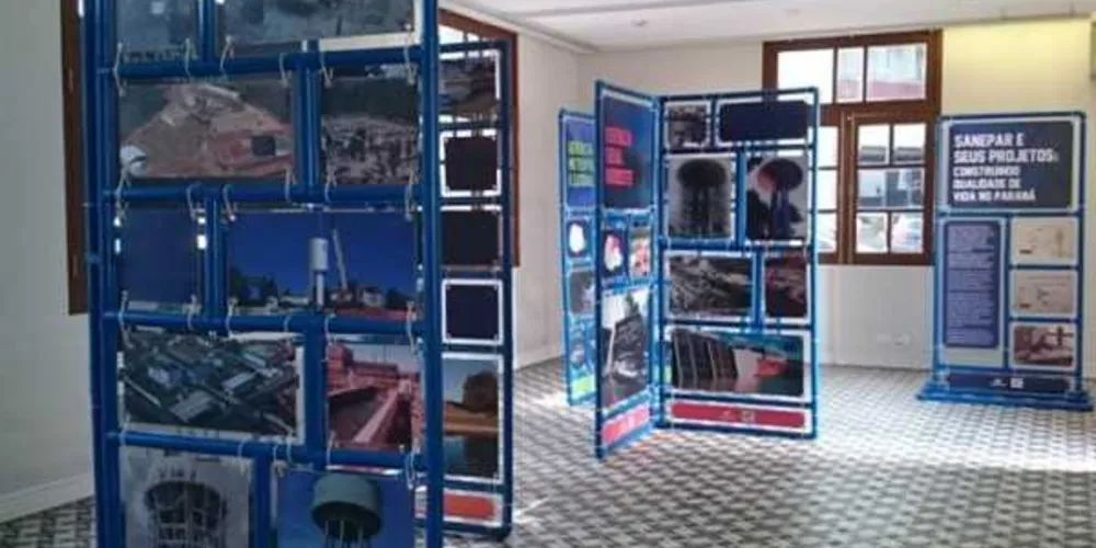 Imagem ilustrativa da imagem Telêmaco recebe exposição sobre obras de saneamento