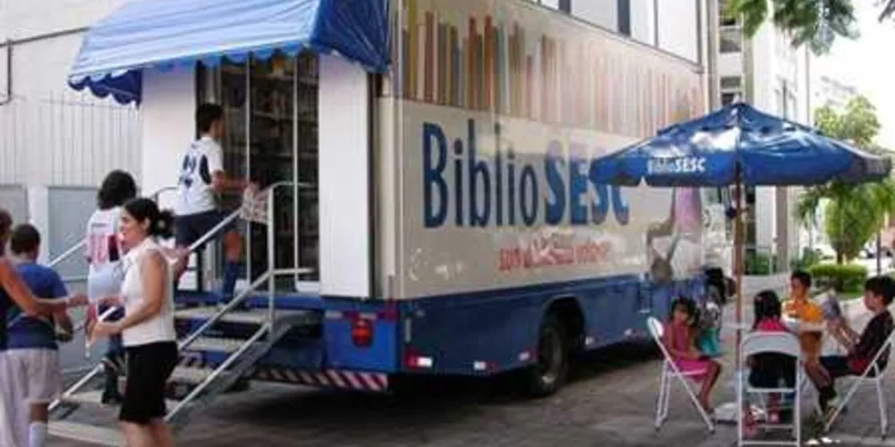 Imagem ilustrativa da imagem 'BiblioSesc' estaciona em Telêmaco na terça-feira