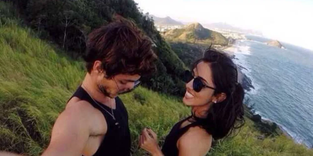 Bruno Guedes se emociona com surpresa de Jade Seba/ (Foto: TV Globo)