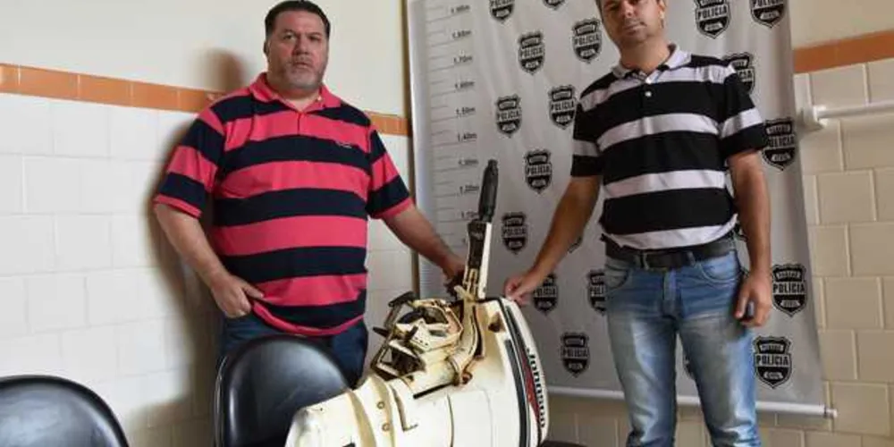 Imagem ilustrativa da imagem Polícia Civil de Carambeí recupera motor furtado de barco