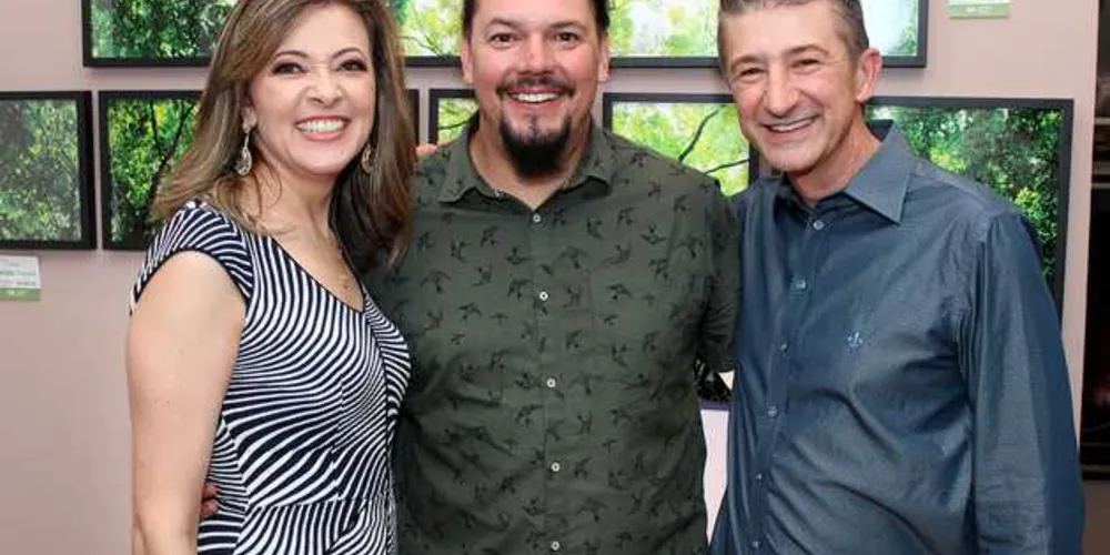 Celia Lima, o renomado fotografo Laertes Soares e João Soek 