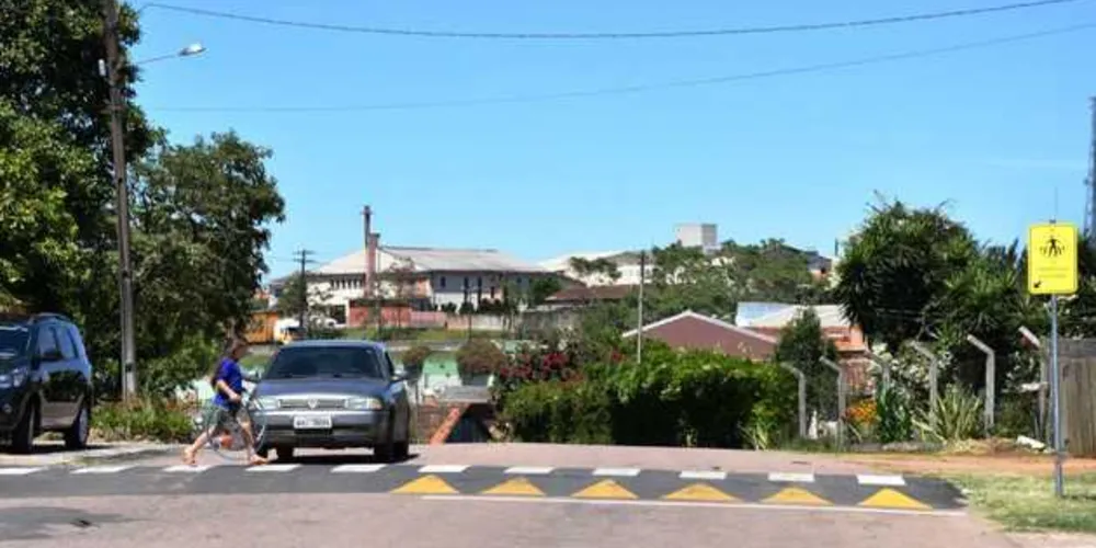 Imagem ilustrativa da imagem Carambeí irá instalar cinco novas travessias elevadas