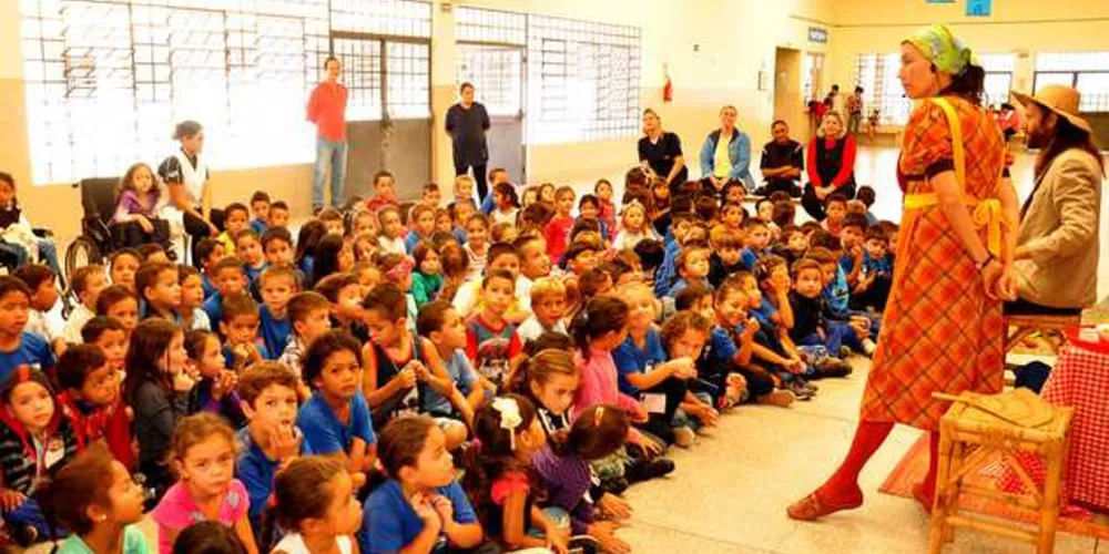 Escolas recebem teatro /Foto: Prefeitura de Ponta Grossa