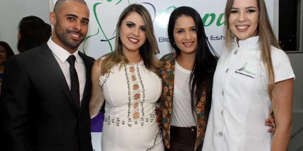 Rodrigo Nunes, Aline Medici, Nana Costa e Rayssa Fonseca