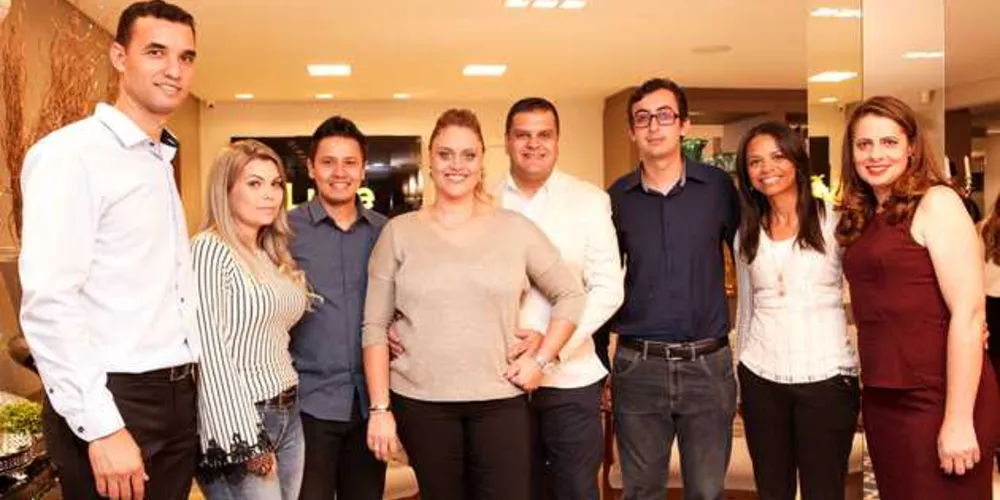 Sergio, Mara, Thiago, Suellen, João, Rafael, Ariele e Mara