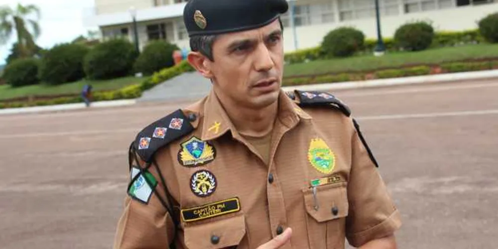 Capitão Canteri ressalta que a Polícia Militar tem intensificado ações na região
