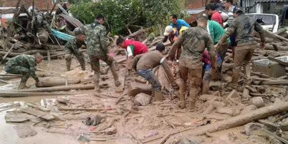 Imagem ilustrativa da imagem Colômbia confirma 112 mortes por cheia de rios