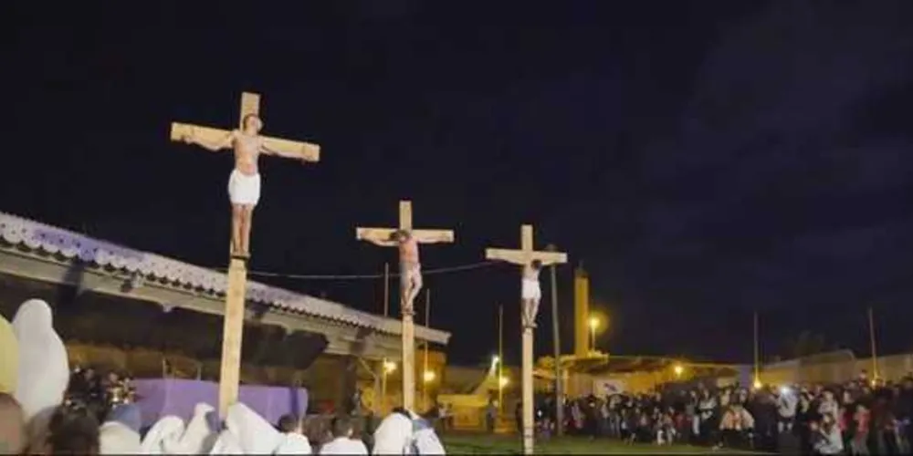 Grupo Passio Christi apresenta encenação da Paixão de Cristo/ Foto: Grupo Passio Christi