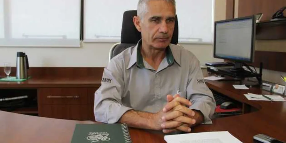 Leovanir Martins, presidente do SindServ, afirma que município deve realizar economia para depositar FGTS integralmente