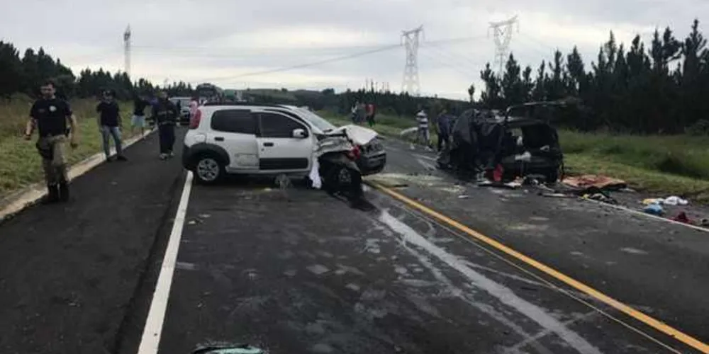 Acidente na BR-153 em Ventania deixou cinco mortos