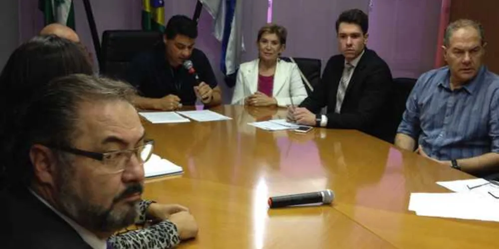 Em coletiva de imprensa, prefeito Marcelo Rangel (PPS) apresentou dados dos primeiros 100 dias da administração