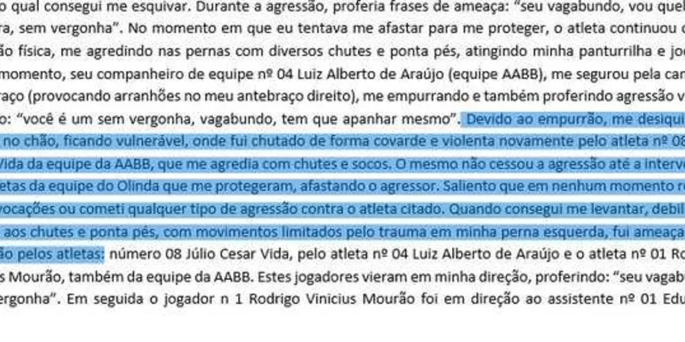 Documento revela detalhes de uma tragédia anunciada, num local sem a mínima segurança, sem alambrado e sem controle de acessos de torcedores