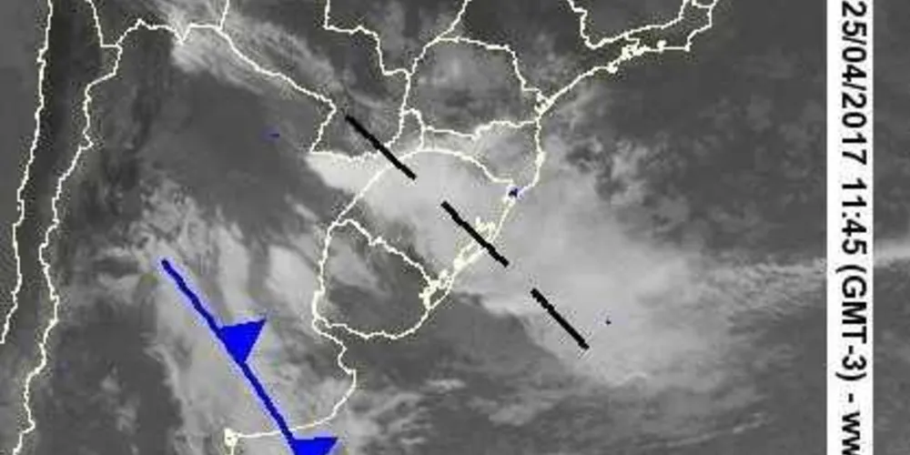 Imagem ilustrativa da imagem Campos Gerais pode registrar temporal nesta quarta-feira