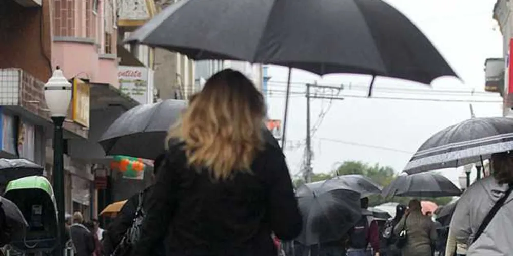 Chuva desta quarta traz frente fria e derruba temperatura em Ponta Grossa | Arquivo JM